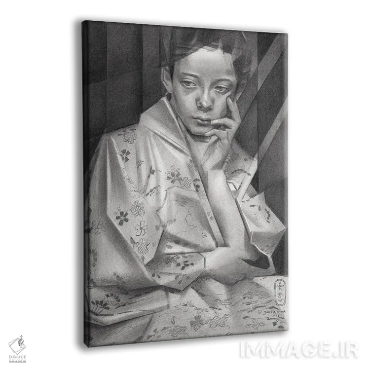 تابلو گیشه کوواک (نام خاص هلندی) اثر کُرنه آکرز - نمای پرسپکتیو محصول