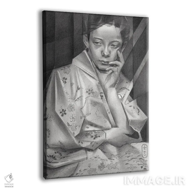 تابلو گیشه کوواک (نام خاص هلندی) اثر کُرنه آکرز - نمای پرسپکتیو محصول