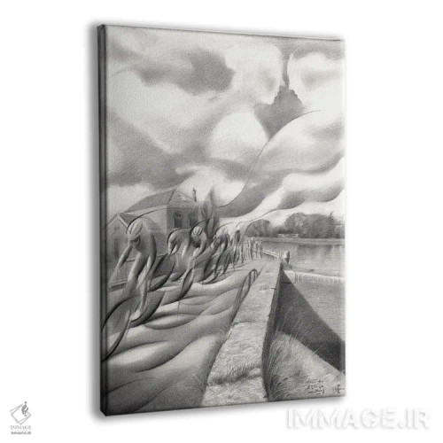 تابلو تور دو ریژویک (دوچرخهسواری هلندی) اثر کُرنه آکرز - نمای پرسپکتیو محصول