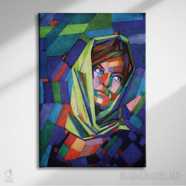 تابلو پیتِرنلا (نام خاص هلندی) اثر کُرنه آکرز - نمای روبهرو روی دیوار