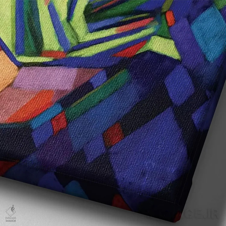 تابلو پیتِرنلا (نام خاص هلندی) اثر کُرنه آکرز - نمای نزدیک بافت بوم