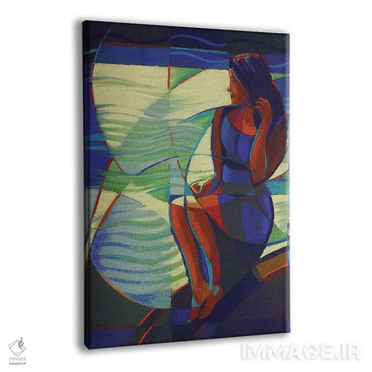 تابلو زن کارتاژی منتظر بازگشت قهرمان دریاییاش اثر کُرنه آکرز - نمای پرسپکتیو محصول