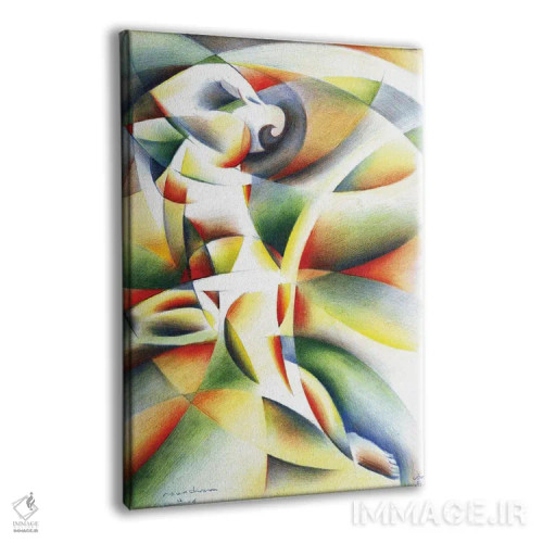 تابلو روندیسم یازدهم (جریان هنری) اثر کُرنه آکرز - نمای پرسپکتیو محصول