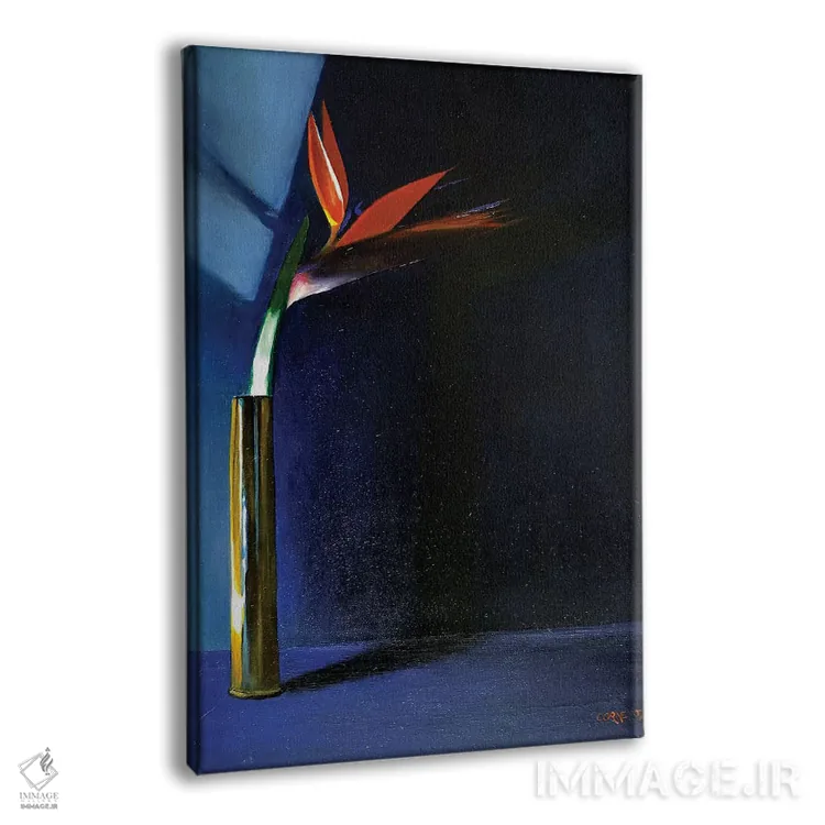 تابلو استرلیتزیا (گل پرنده بهشتی) اثر کُرنه آکرز - نمای پرسپکتیو محصول