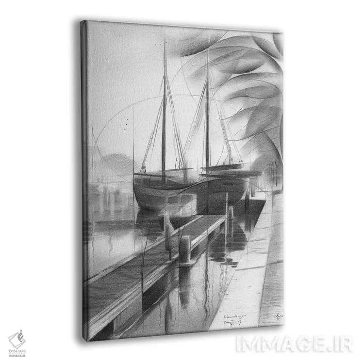 تابلو فلارباورگن (نام شهر هلند) اثر کُرنه آکرز - نمای پرسپکتیو محصول