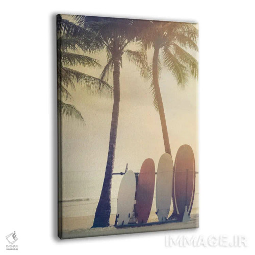 تابلو تابستان موجسواری اثر مایک کالاسیبتا - نمای پرسپکتیو محصول