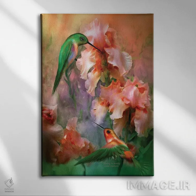 تابلو چه شیرین دلبری میکنی اثر کارول کاوالاریس - نمای روبهرو روی دیوار