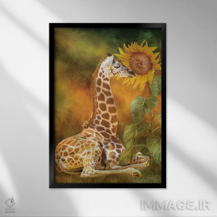 تابلو بلند شدگی اثر کارول کاوالاریس - نمای قابدار مشکی