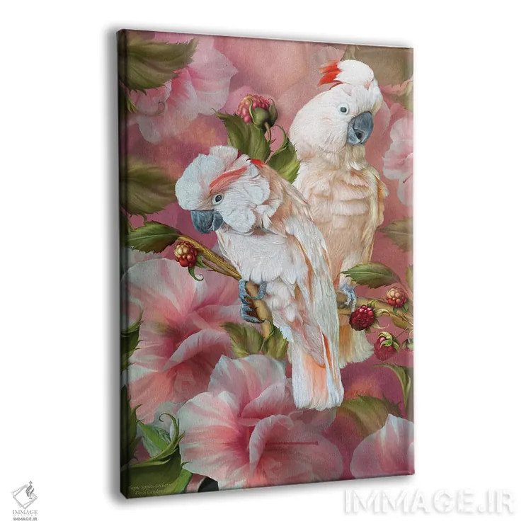 تابلو ارواح استوایی (آبستره) اثر کارول کاوالاریس - نمای پرسپکتیو محصول