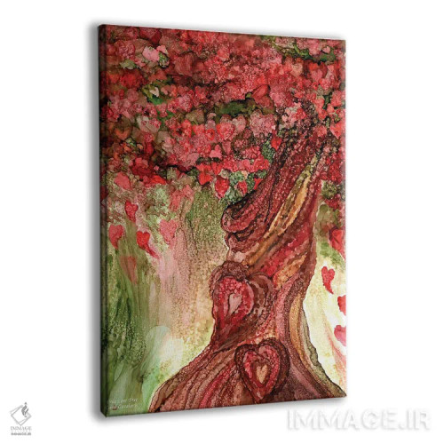 تابلو درخت عشق ناب اثر کارول کاوالاریس - نمای پرسپکتیو محصول