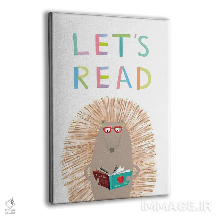 تابلو حروف الفبا اثر کارلا دالی - نمای پرسپکتیو محصول