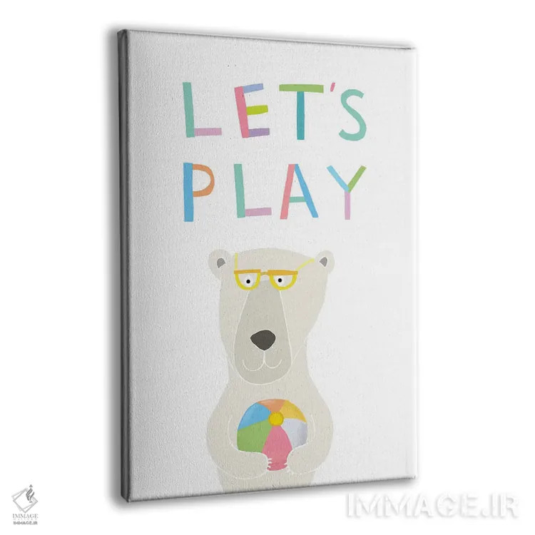 تابلو حروف الفبا اثر کارلا دالی - نمای پرسپکتیو محصول