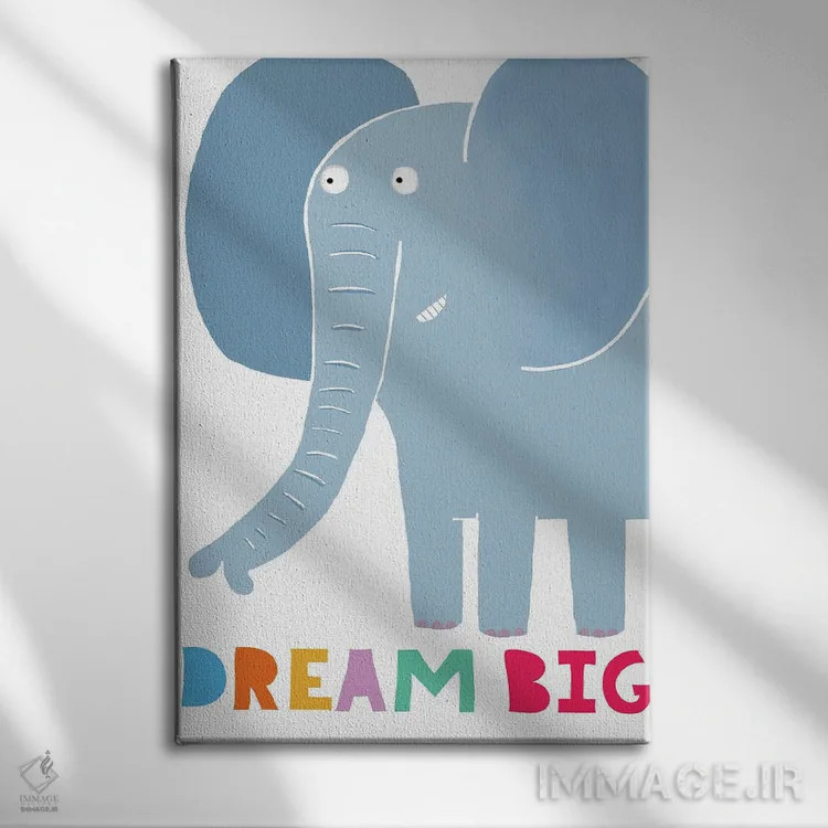 تابلو رویای بزرگ کن اثر کارلا دالی - نمای روبهرو روی دیوار