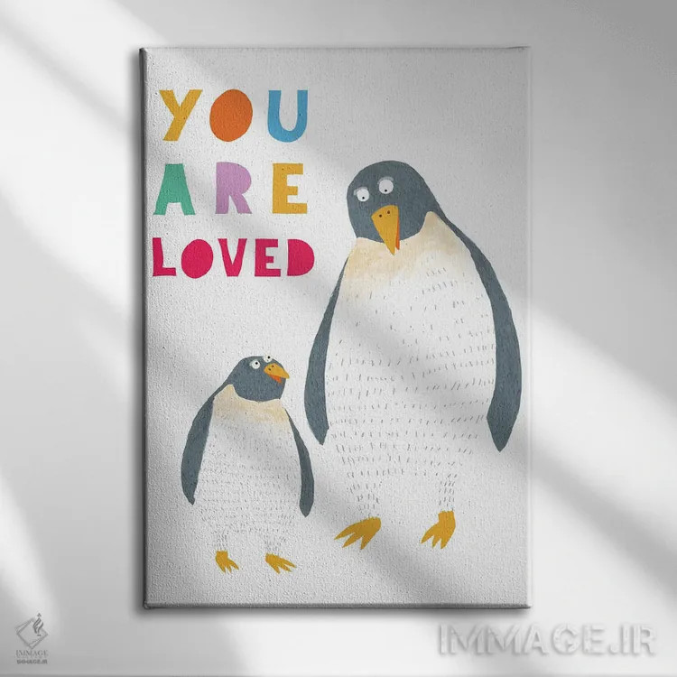 تابلو تو دوستداشتنی هستی اثر کارلا دالی - نمای روبهرو روی دیوار