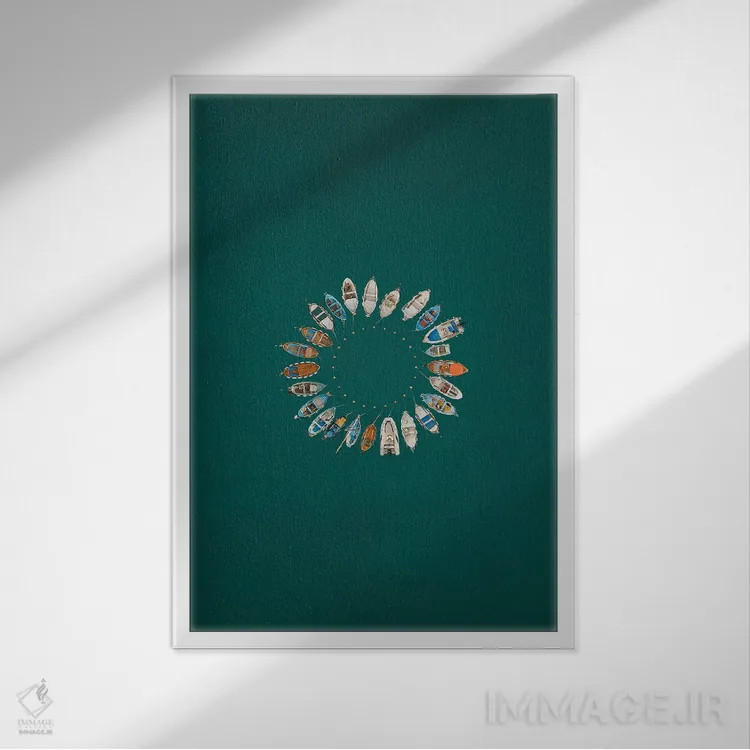تابلو گیرندهٔ رویا اثر آندریا کاروزو - نمای قابدار سفید