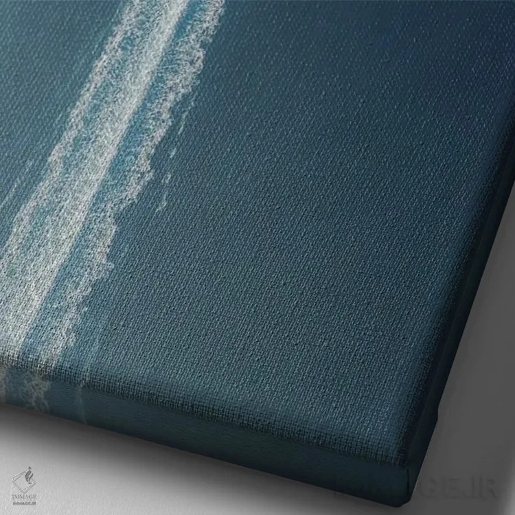 تابلو پرواز (یا پرتاب) اثر آندریا کاروزو - نمای نزدیک بافت بوم