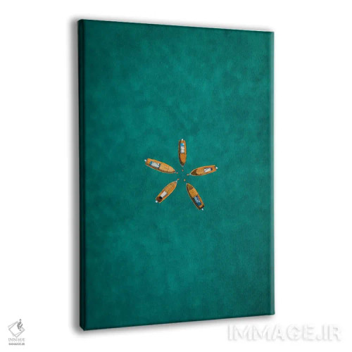 تابلو قایقهای ستارهای اثر آندریا کاروزو - نمای پرسپکتیو محصول