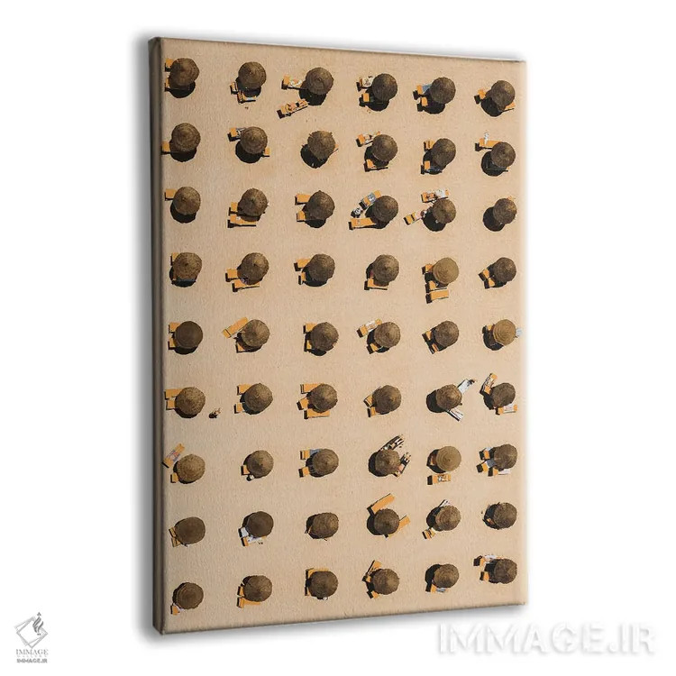 تابلو دایرههای کاه اثر آندریا کاروزو - نمای پرسپکتیو محصول