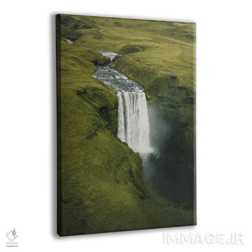 تابلو دیوار آبی اثر آندریا کاروزو - نمای پرسپکتیو محصول