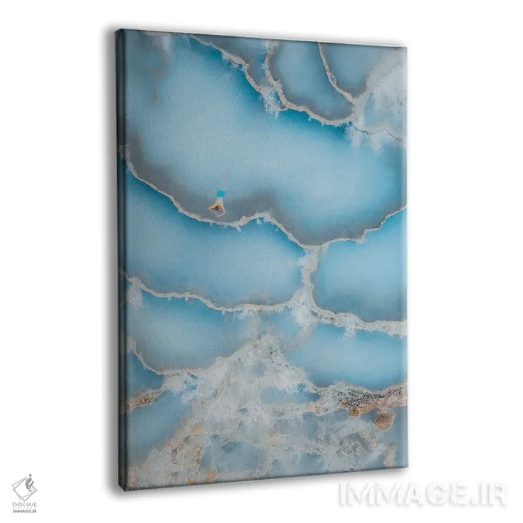 تابلو تراسهای آبی اثر آندریا کاروزو - نمای پرسپکتیو محصول