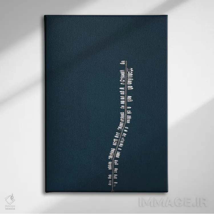 تابلو قایقهای درختی اثر آندریا کاروزو - نمای روبهرو روی دیوار