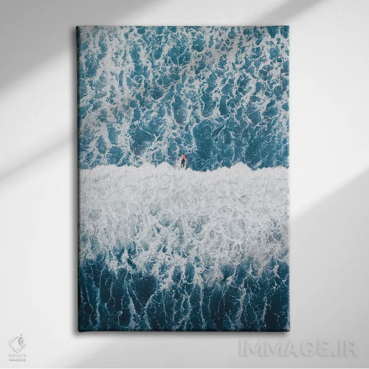 تابلو نقطهٔ شکست اثر آندریا کاروزو - نمای روبهرو روی دیوار