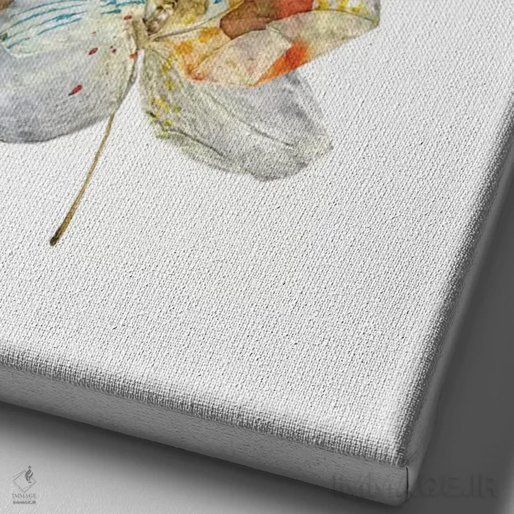 تابلو تنهایی (قسمت سوم) اثر کایِنا بلانکا - نمای نزدیک بافت بوم