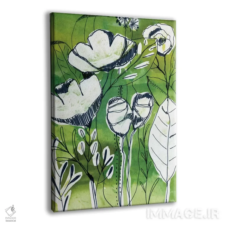 تابلو باغ انتزاعی اثر کایِنا بلانکا - نمای پرسپکتیو محصول