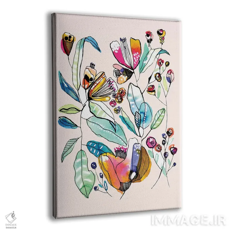 تابلو گلهای وحشی (قسمت دوم) اثر کایِنا بلانکا - نمای پرسپکتیو محصول