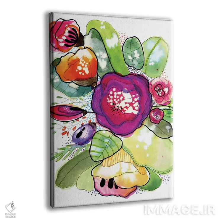 تابلو شعر ارگانیک اثر کایِنا بلانکا - نمای پرسپکتیو محصول