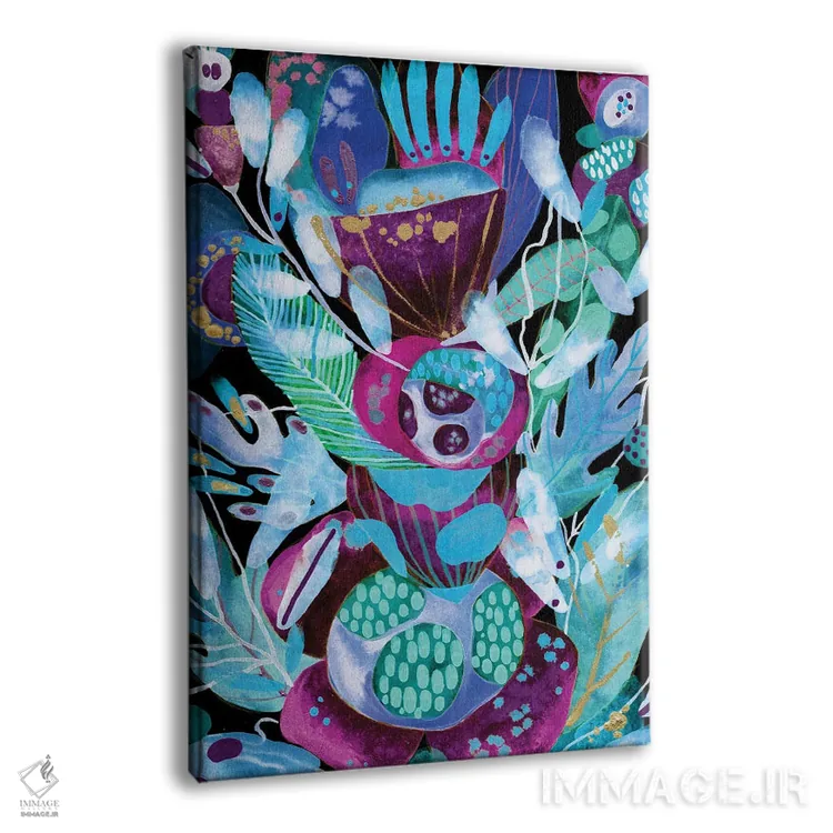 تابلو جادوی آبی اثر کایِنا بلانکا - نمای پرسپکتیو محصول