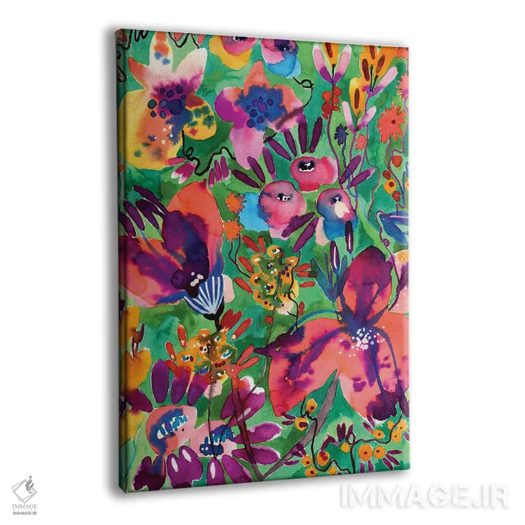 تابلو هانا (نام ژاپنی/گل) اثر کایِنا بلانکا - نمای پرسپکتیو محصول