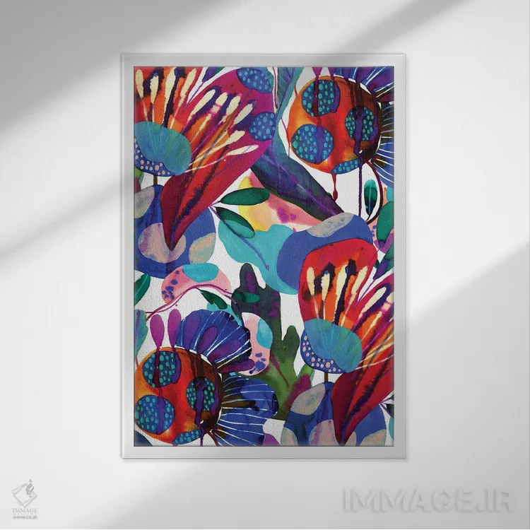 تابلو گوایابو (میوه گرمسیری) اثر کایِنا بلانکا - نمای قابدار سفید