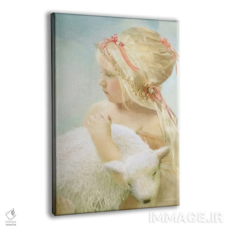 تابلو مری یک برهٔ کوچک داشت (شعر کودکانه) اثر شارلوت بیرد - نمای پرسپکتیو محصول