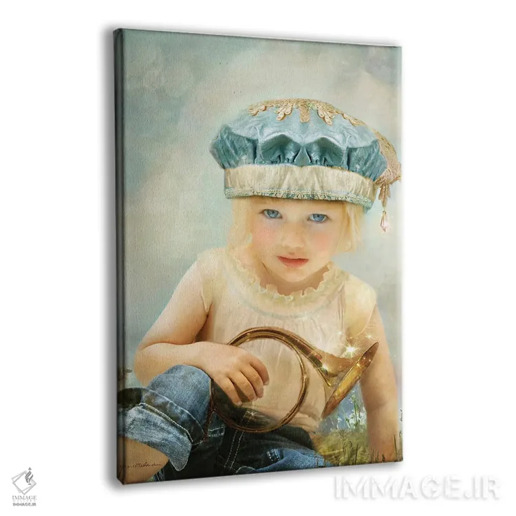 تابلو پسر کوچک آبی اثر شارلوت بیرد - نمای پرسپکتیو محصول