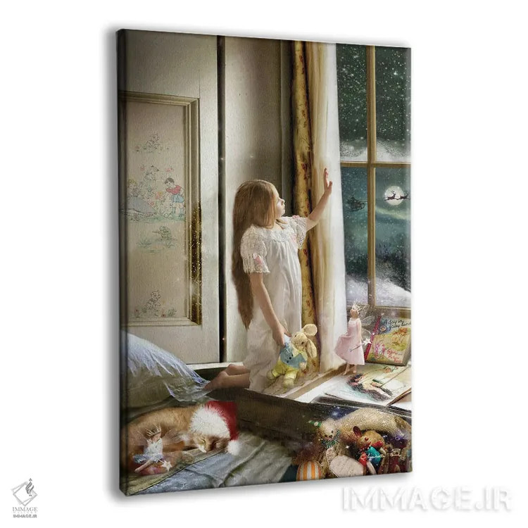 تابلو جادوی کریسمس اثر شارلوت بیرد - نمای پرسپکتیو محصول