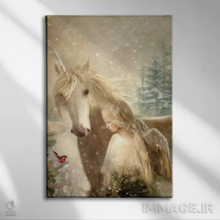 تابلو همیشه راهی به خانه هست اثر شارلوت بیرد - نمای روبهرو روی دیوار