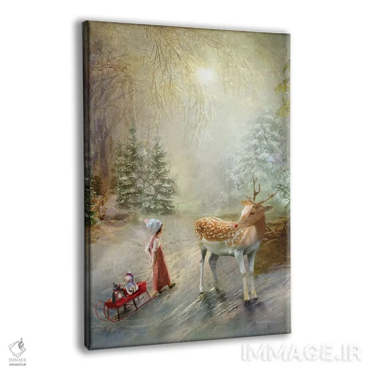 تابلو پرترهٔ رودولف و دوست جدیدش اثر شارلوت بیرد - نمای پرسپکتیو محصول