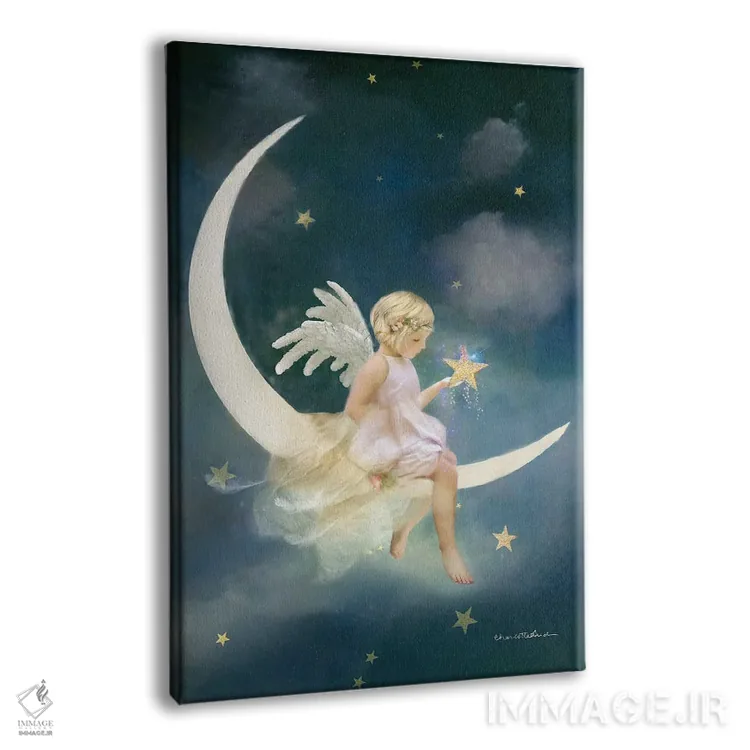 تابلو فرشتهٔ رؤیاها و آرزوها اثر شارلوت بیرد - نمای پرسپکتیو محصول