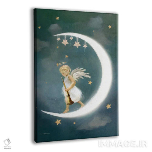 تابلو فرشتهٔ دوستی (نسخهٔ جایگزین) اثر شارلوت بیرد - نمای پرسپکتیو محصول