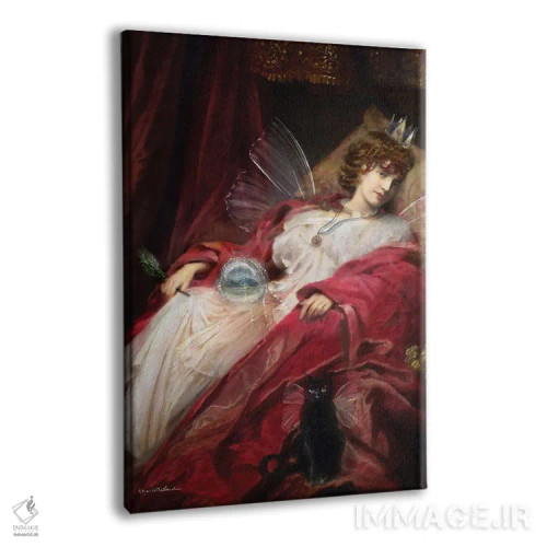 تابلو مورگان لو فی (افسانههای آرتوری) اثر شارلوت بیرد - نمای پرسپکتیو محصول