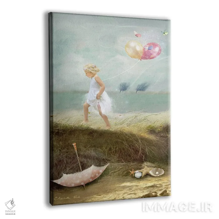 تابلو نسیم تابستانی اثر شارلوت بیرد - نمای پرسپکتیو محصول