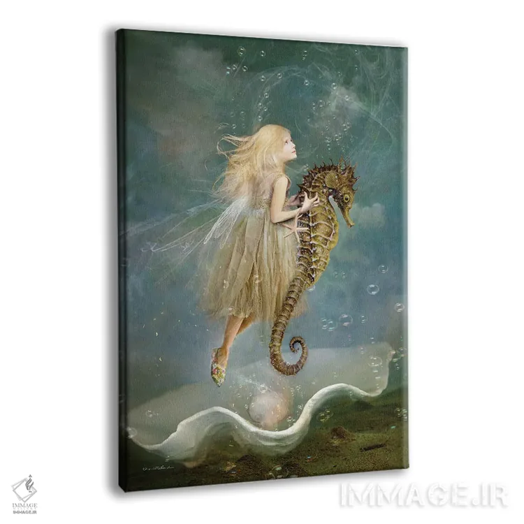 تابلو آرزوهای دریایی اثر شارلوت بیرد - نمای پرسپکتیو محصول