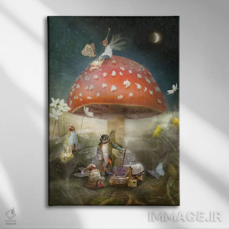 تابلو آرزو اثر شارلوت بیرد - نمای روبهرو روی دیوار