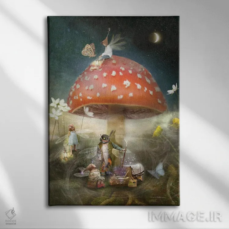تابلو آرزو اثر شارلوت بیرد - نمای روبهرو روی دیوار