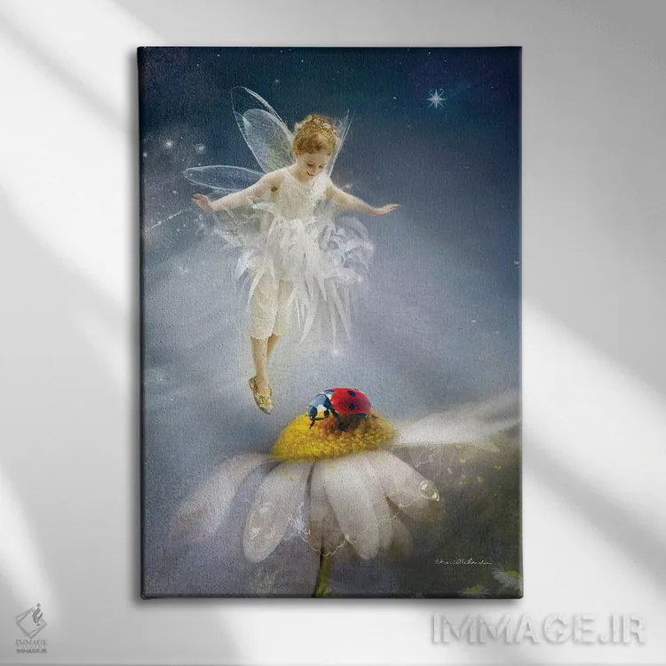 تابلو تو لبخند به لبم میآوری اثر شارلوت بیرد - نمای روبهرو روی دیوار