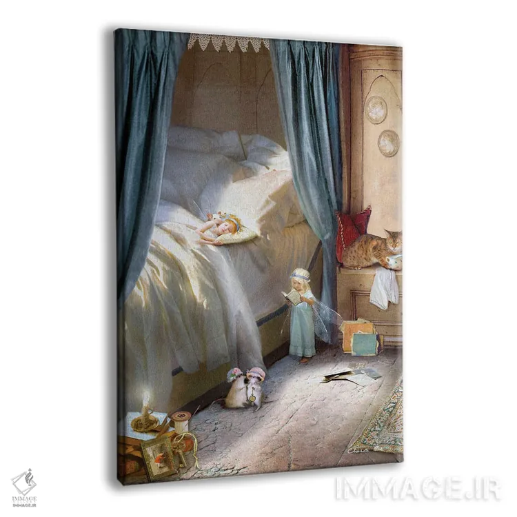تابلو قصهٔ قبل از خواب اثر شارلوت بیرد - نمای پرسپکتیو محصول