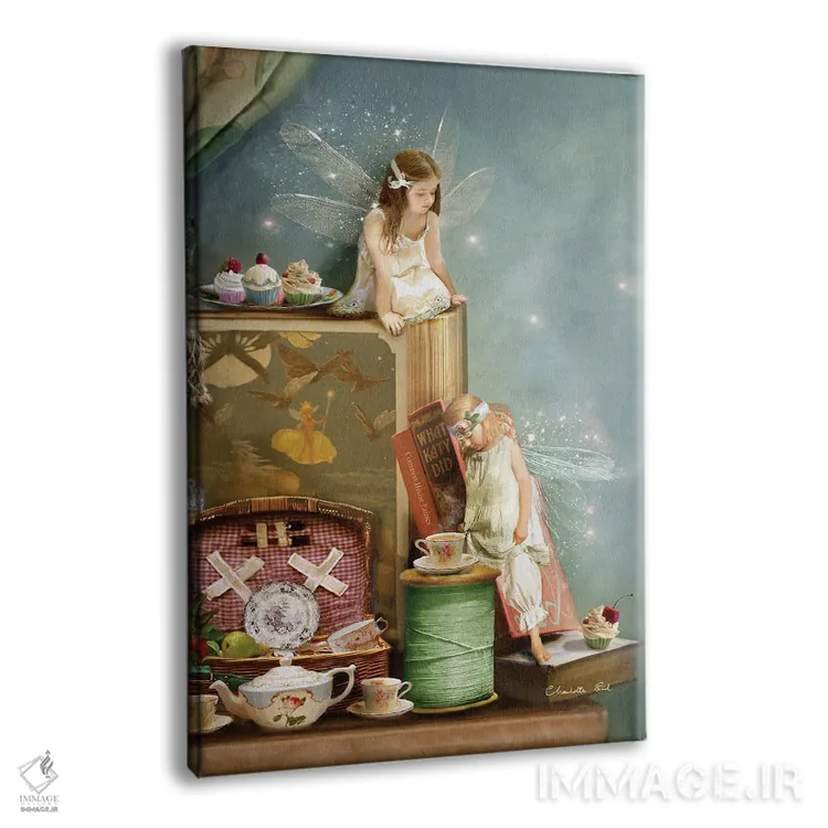 تابلو همهچیز برای چای متوقف میشود اثر شارلوت بیرد - نمای پرسپکتیو محصول