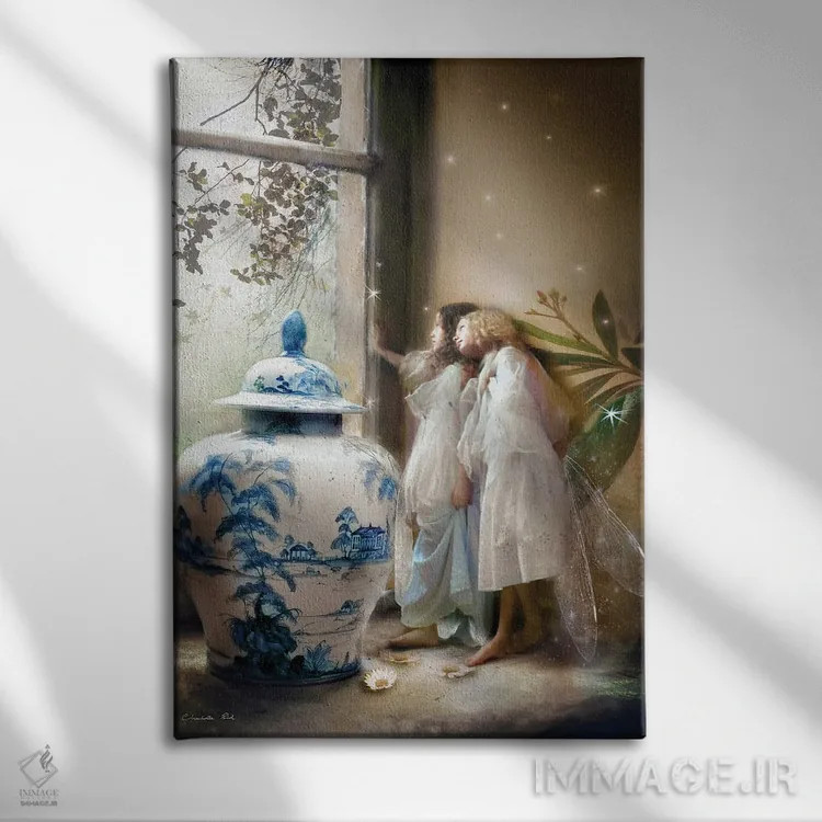 تابلو تفکر اثر شارلوت بیرد - نمای روبهرو روی دیوار