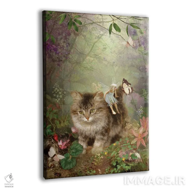 تابلو بوسههای پروانهای اثر شارلوت بیرد - نمای پرسپکتیو محصول